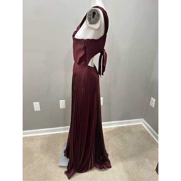 A.L.C. Burgundy Maxi Dress - Picture 7 of 10